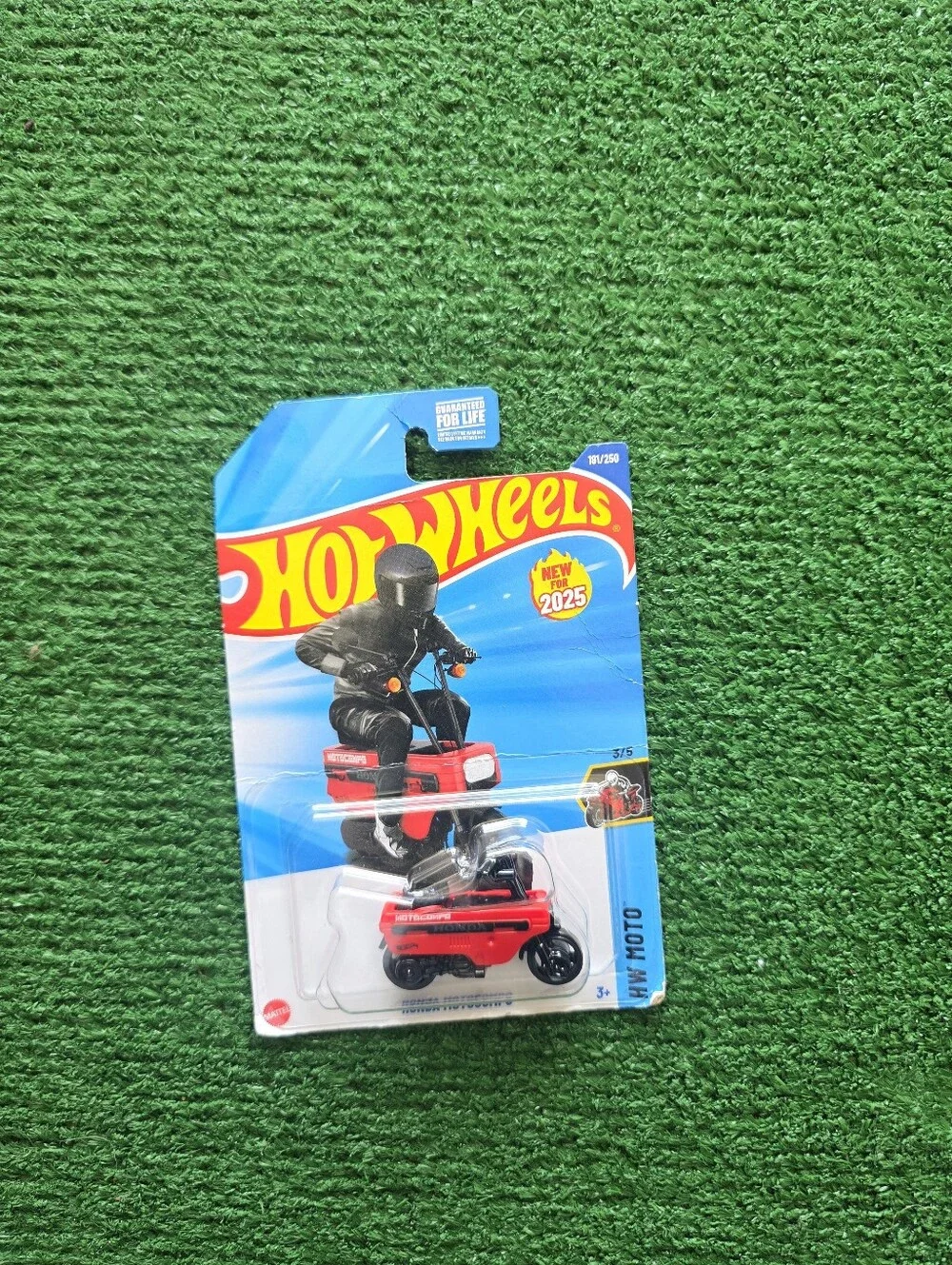 Hot Wheels Honda Motocompo Toy Motorcycle - Red